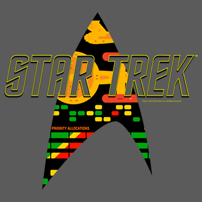 Fifth Sun Women's Star Trek Allocations Logo Scoop Neck