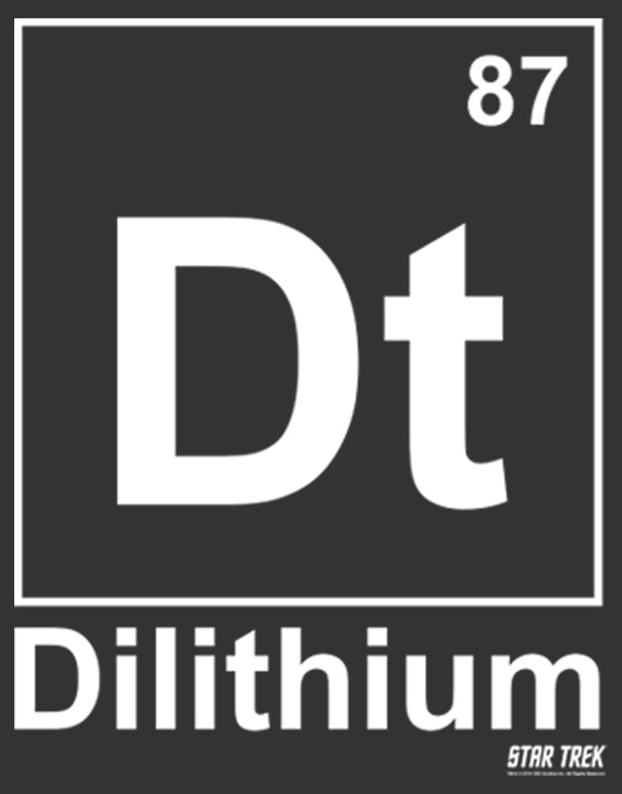 Fifth Sun Women's Star Trek Dilithium Element #87 Racerback Tank Top