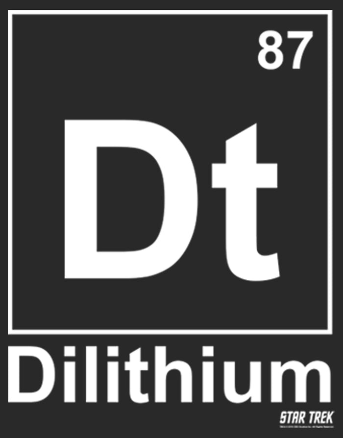 Fifth Sun Women's Star Trek Dilithium Element #87 Scoop Neck