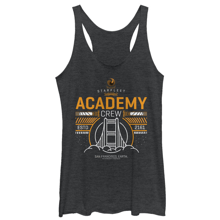 fifth sun Women's Star Trek Starfleet Academy San Francisco 2161 Racerback Tank Top