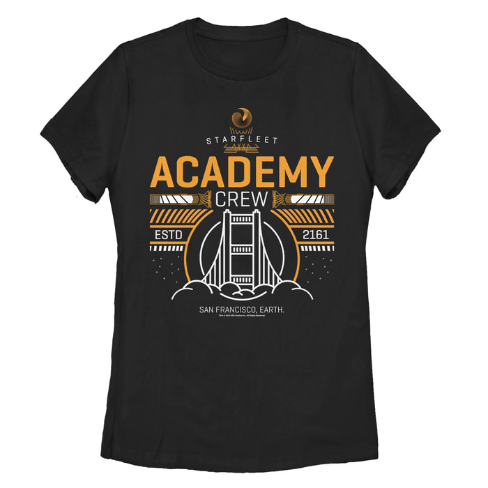 fifth sun Women's Star Trek Starfleet Academy San Francisco 2161 T-Shirt