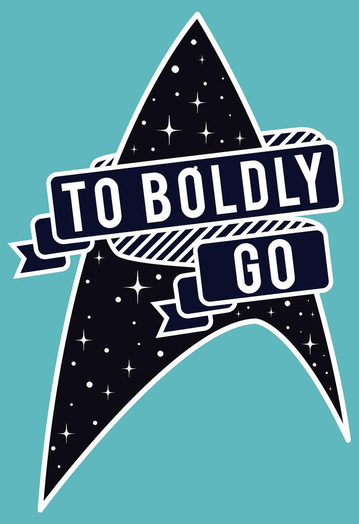 Fifth Sun Women's Star Trek To Boldly Go Starfleet Racerback Tank Top