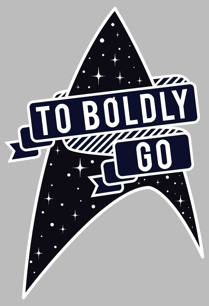 Fifth Sun Women's Star Trek To Boldly Go Starfleet Scoop Neck