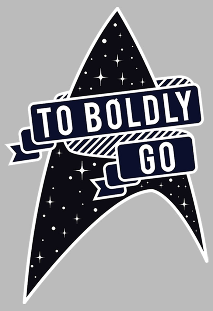 Fifth Sun Women's Star Trek To Boldly Go Starfleet T-Shirt