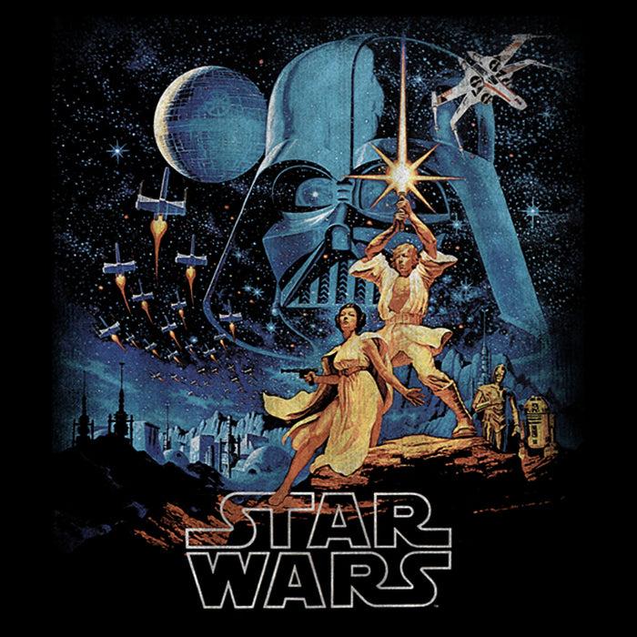 Fifth Sun Women's Star Wars A New Hope Vintage Art T-Shirt
