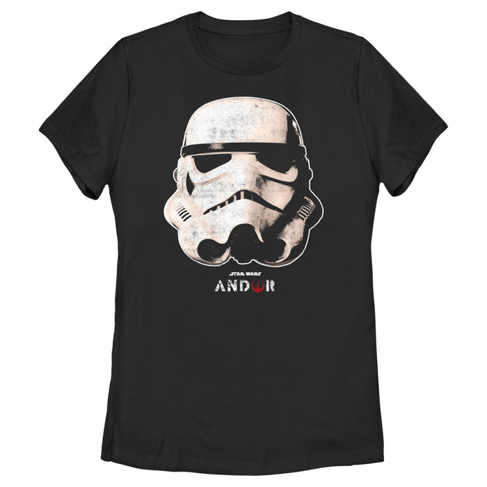 fifth sun Women's Star Wars: Andor Stormtrooper Helmet T-Shirt
