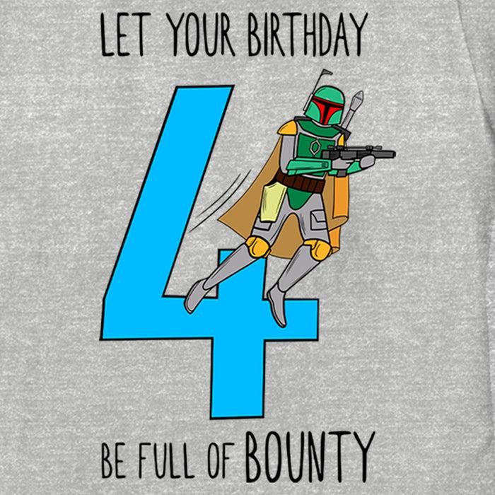 Fifth Sun Women's Star Wars Boba Fett 4th Birthday Full Of Bounty T-Shirt