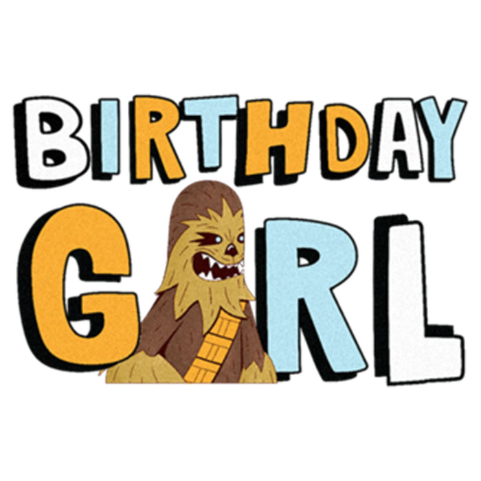 Fifth Sun Women's Star Wars Chewbacca Birthday Girl T-Shirt