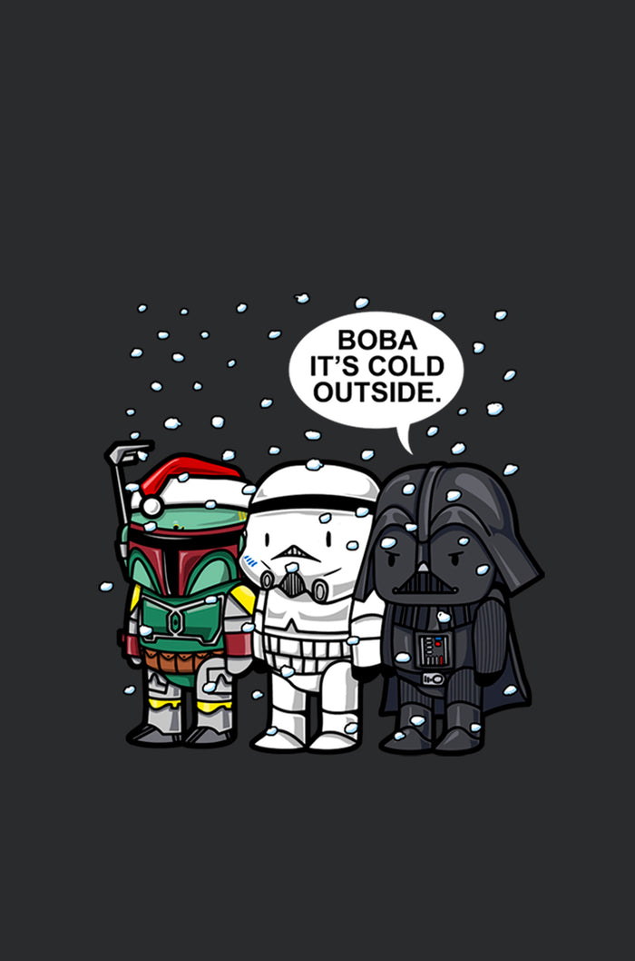 Fifth Sun Women's Star Wars Christmas Boba It's Cold Outside Racerback Tank Top