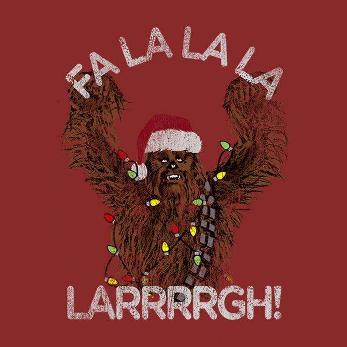 Fifth Sun Women's Star Wars Christmas Chewie Fa La La T-Shirt