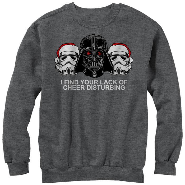 fifth sun Women's Star Wars Christmas Empire Lack of Cheer Sweatshirt
