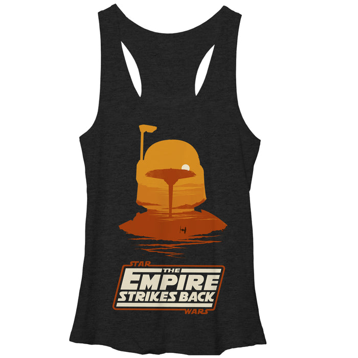 fifth sun Women's Star Wars Cloud City Boba Fett Racerback Tank Top