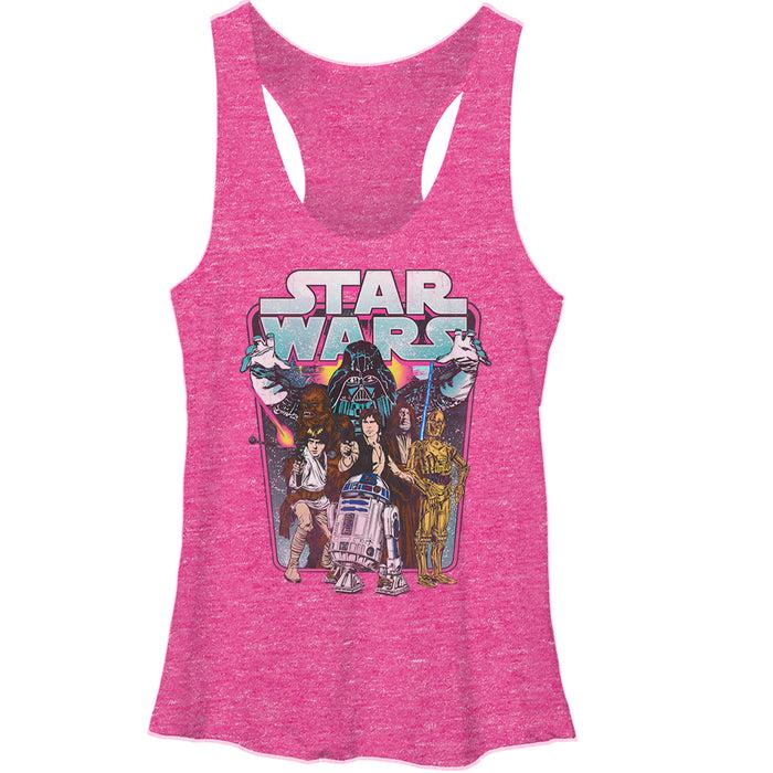 fifth sun Women's Star Wars Darth Vader Attack Racerback Tank Top