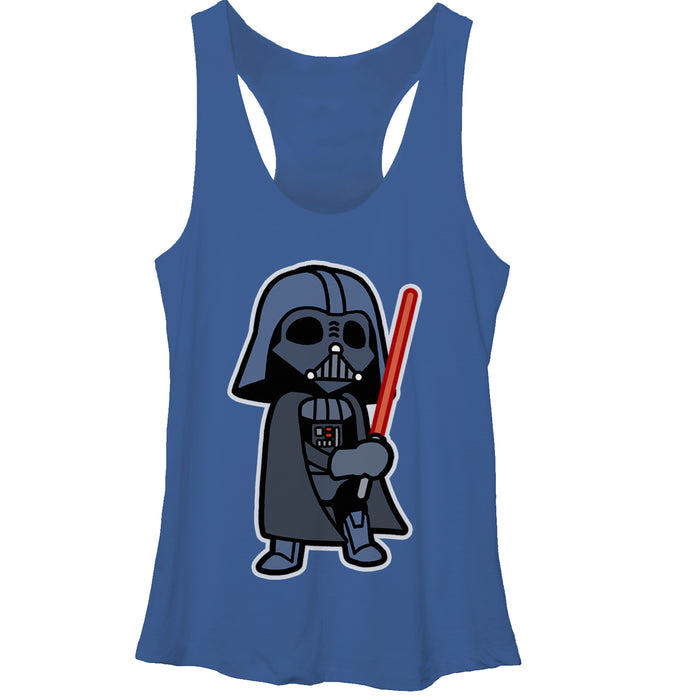 fifth sun Women's Star Wars Darth Vader Cartoon Racerback Tank Top