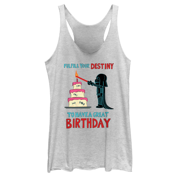fifth sun Women's Star Wars Darth Vader Fulfill Your Destiny Racerback Tank Top