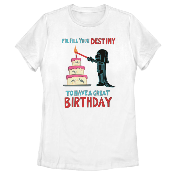 fifth sun Women's Star Wars Darth Vader Fulfill Your Destiny T-Shirt