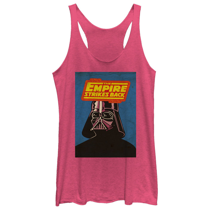 fifth sun Women's Star Wars Darth Vader Gaze Racerback Tank Top