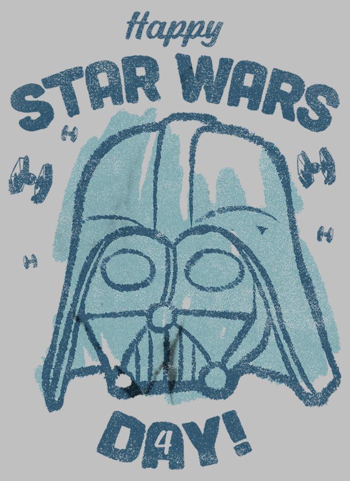 Fifth Sun Women's Star Wars Darth Vader Happy Star Wars Day T-Shirt