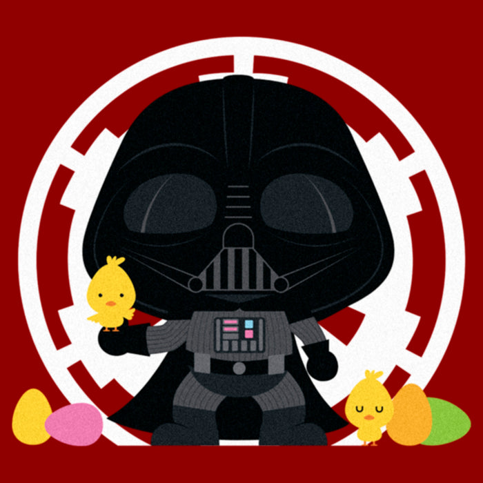 Fifth Sun Women's Star Wars Darth Vader Loves Easter And Baby Chickens T-Shirt