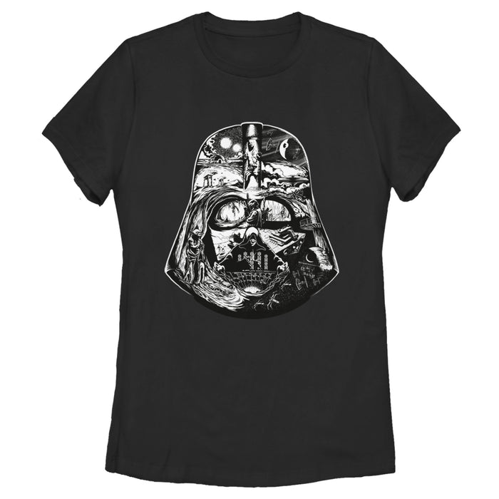 fifth sun Women's Star Wars Darth Vader's Journey T-Shirt