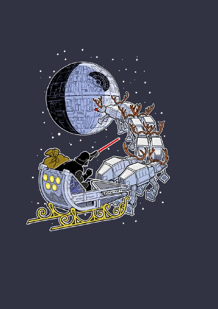Fifth Sun Women's Star Wars Darth Vader Starry Sleigh T-Shirt