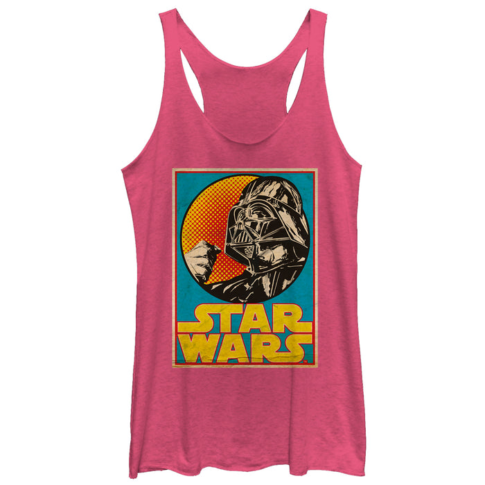 fifth sun Women's Star Wars Darth Vader Trading Card Racerback Tank Top