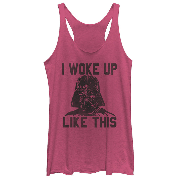 fifth sun Women's Star Wars Darth Vader Woke Up Like This Racerback Tank Top
