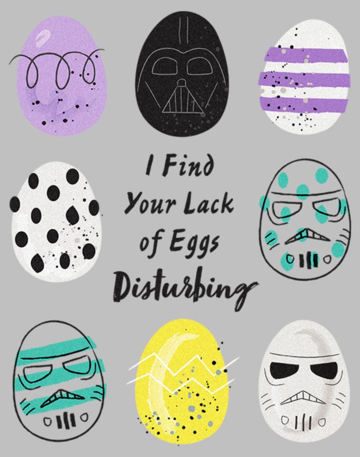 Fifth Sun Women's Star Wars Easter Darth Vader I Find Your Lack Of Eggs Disturbing T-Shirt