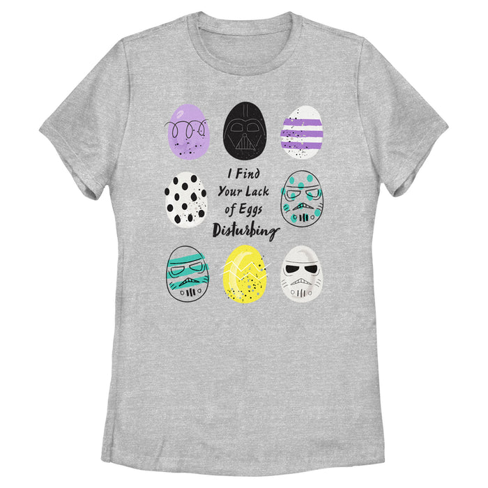 fifth sun Women's Star Wars Easter Darth Vader I Find your Lack of Eggs Disturbing T-Shirt