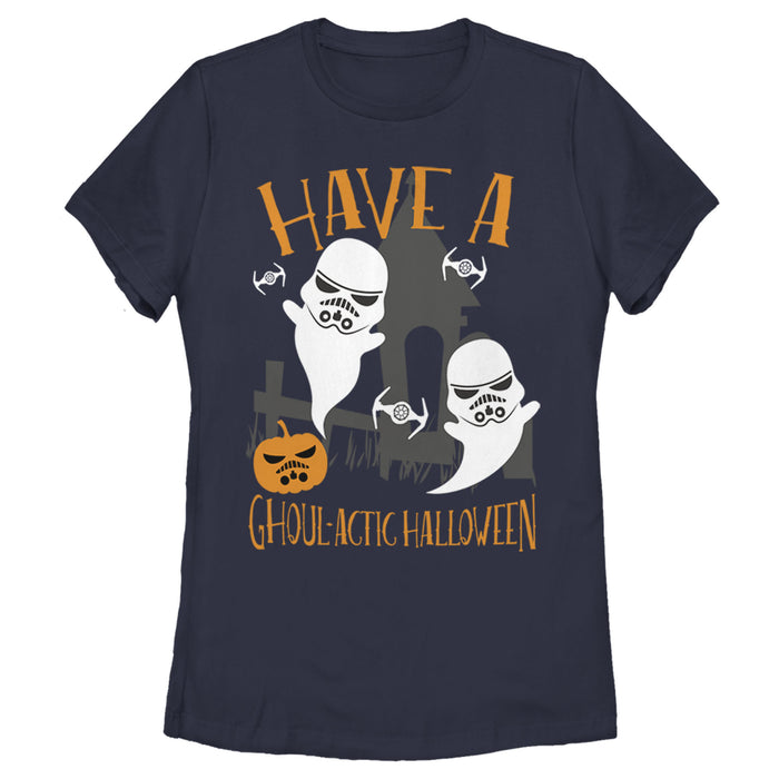 Fifth Sun Women's Star Wars Ghoulactic Halloween Stormtrooper T-Shirt