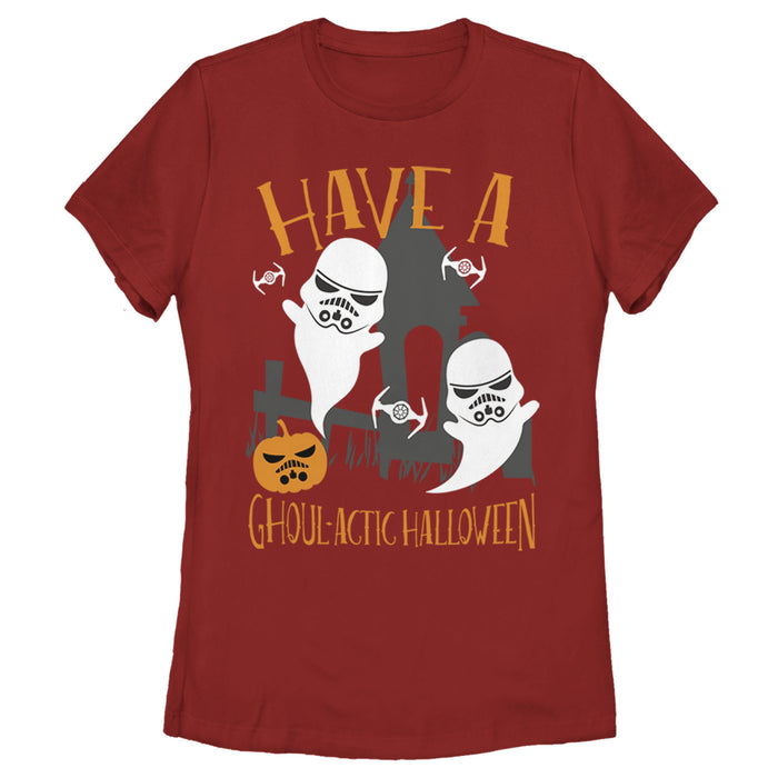 fifth sun Women's Star Wars Ghoulactic Halloween Stormtrooper T-Shirt
