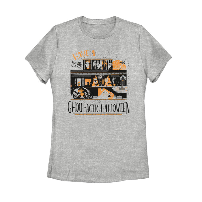 fifth sun Women's Star Wars Halloween Ghoulactic Haunted House T-Shirt