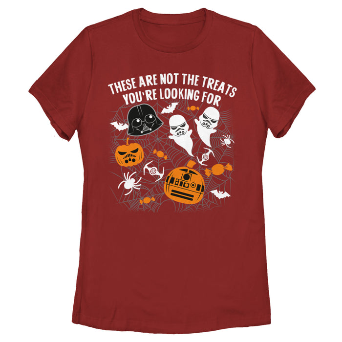 Fifth Sun Women's Star Wars Halloween Not The Treats T-Shirt