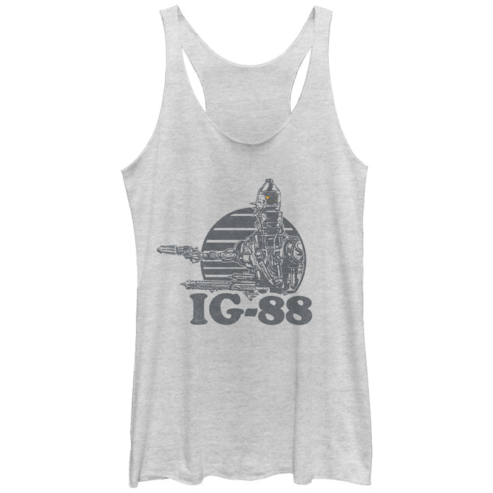 fifth sun Women's Star Wars IG-88 Racerback Tank Top