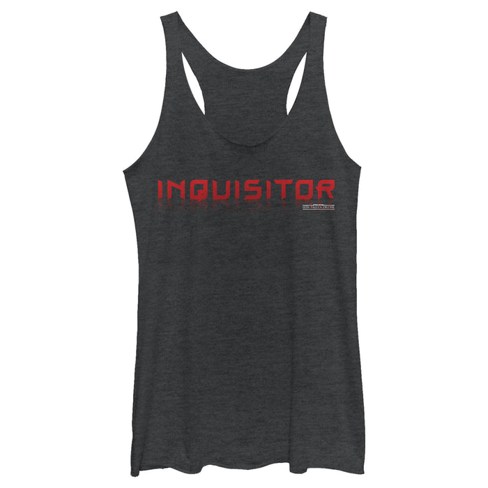 fifth sun Women's Star Wars Jedi: Fallen Order Inquisitor Label Racerback Tank Top