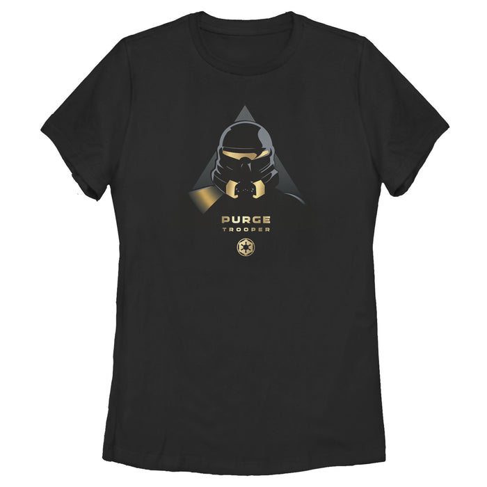 fifth sun Women's Star Wars Jedi: Fallen Order Purge Trooper Symbol T-Shirt