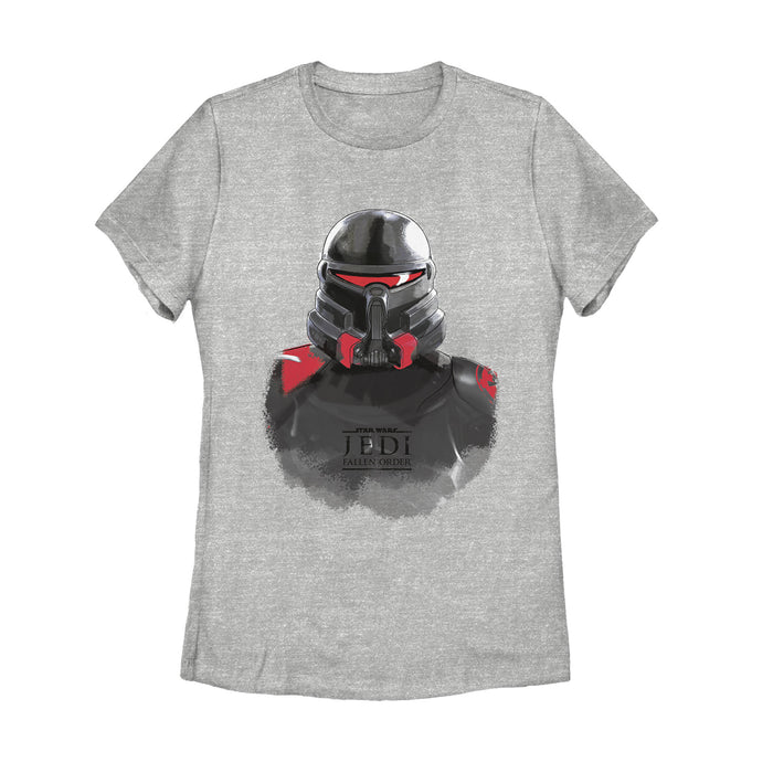 fifth sun Women's Star Wars Jedi: Fallen Order Purge Trooper Watercolor T-Shirt