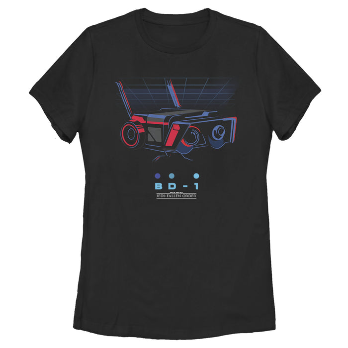 fifth sun Women's Star Wars Jedi: Fallen Order Retro BD-1 Droid T-Shirt
