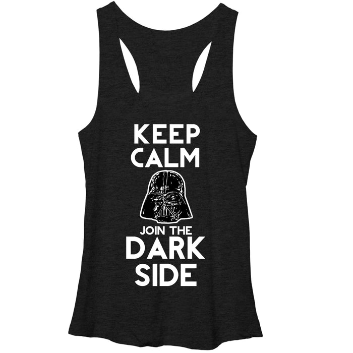 fifth sun Women's Star Wars Keep Calm Racerback Tank Top