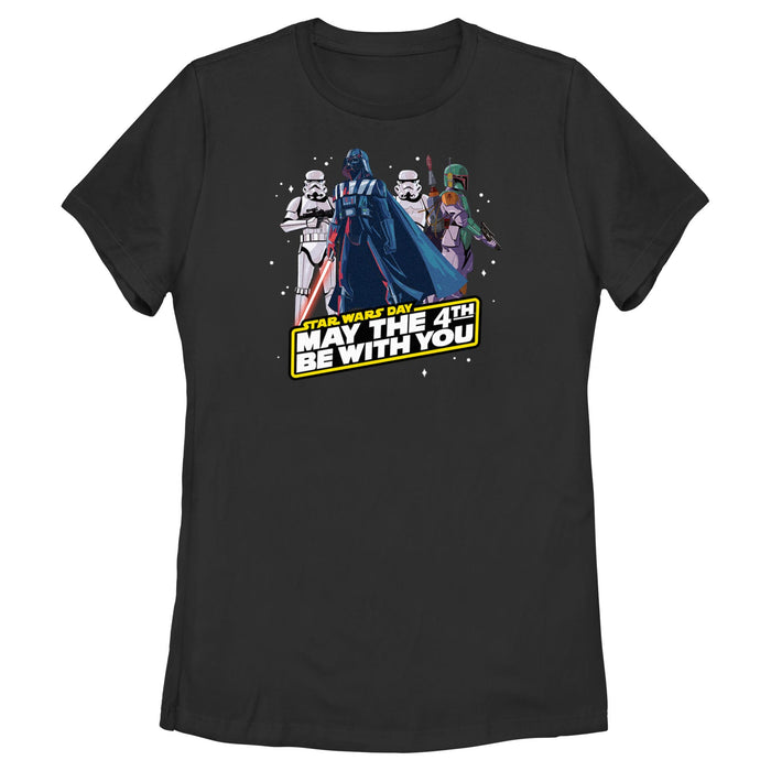 fifth sun Women's Star Wars May the Fourth Be With You Day T-Shirt
