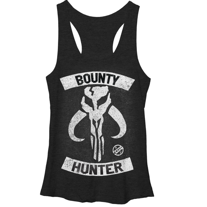 fifth sun Women's Star Wars Mythosaur Mandalorian Bounty Hunter Racerback Tank Top