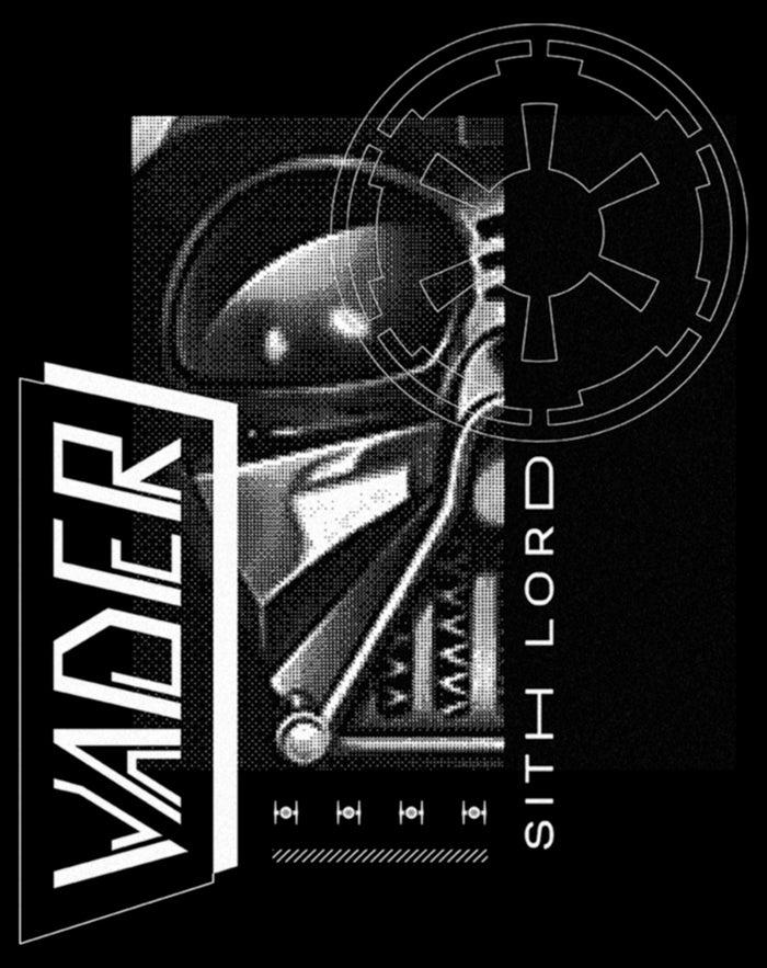 Fifth Sun Women's Star Wars: Obi-Wan Kenobi Darth Vader Grayscale Portrait With Empire Logo T-Shirt