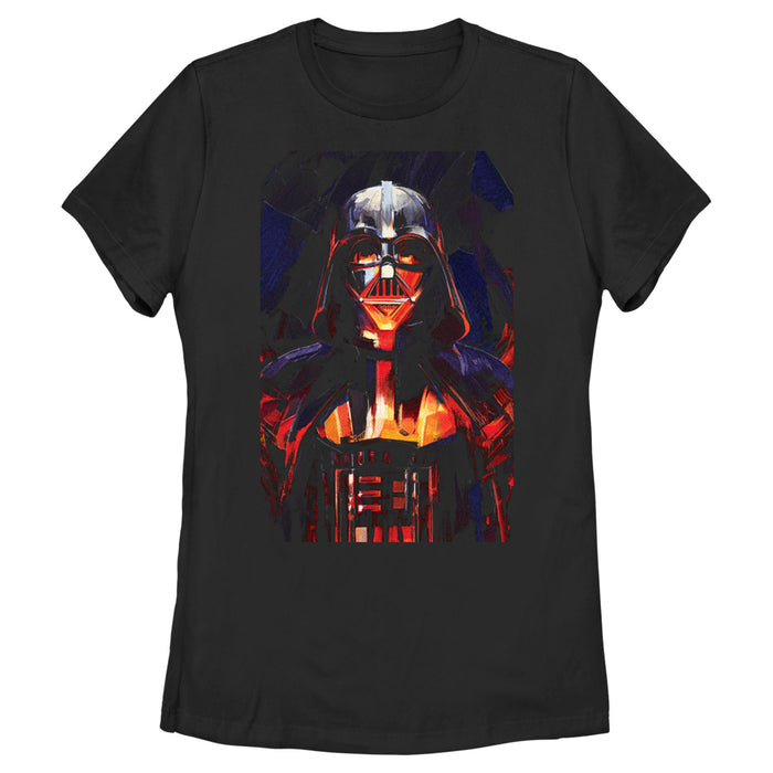 fifth sun Women's Star Wars: Obi-Wan Kenobi Darth Vader Menacing Glow T-Shirt