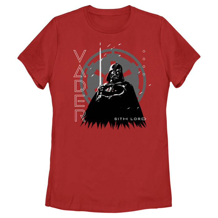fifth sun Women's Star Wars: Obi-Wan Kenobi Darth Vader Sith Lord T-Shirt