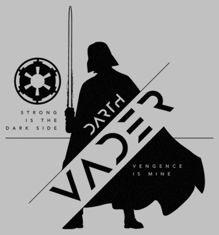 Fifth Sun Women's Star Wars: Obi-Wan Kenobi Darth Vader Strong Is The Dark Side Silhouette T-Shirt