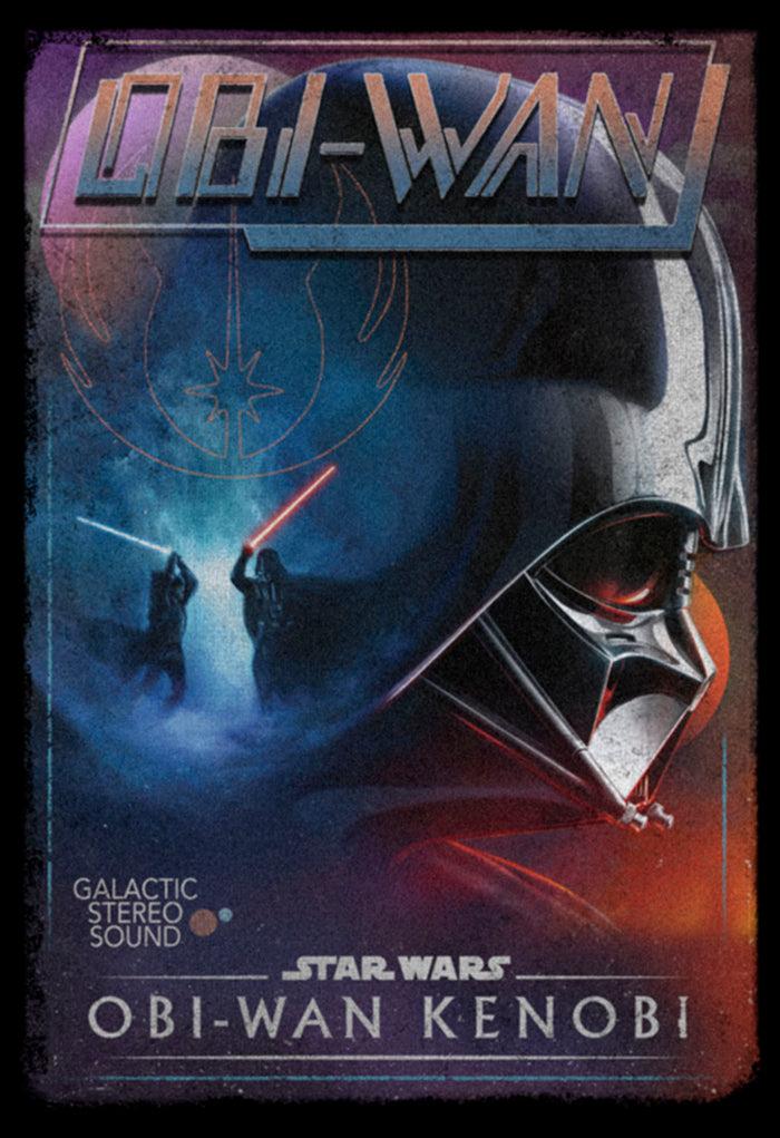 Fifth Sun Women's Star Wars: Obi-Wan Kenobi Darth Vader Vs Kenobi Vintage VHS Cassette T-Shirt