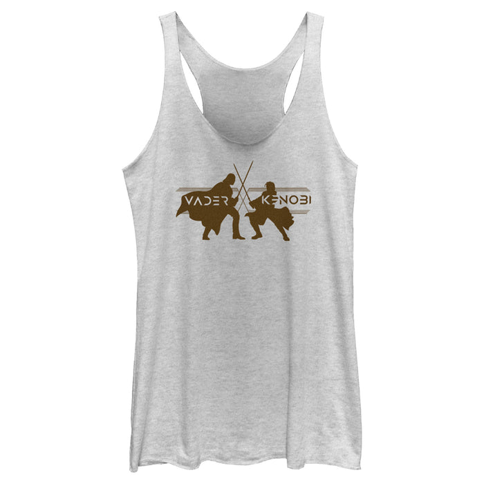 fifth sun Women's Star Wars: Obi-Wan Kenobi Darth Vader Vs. Obi-Wan Kenobi Racerback Tank Top