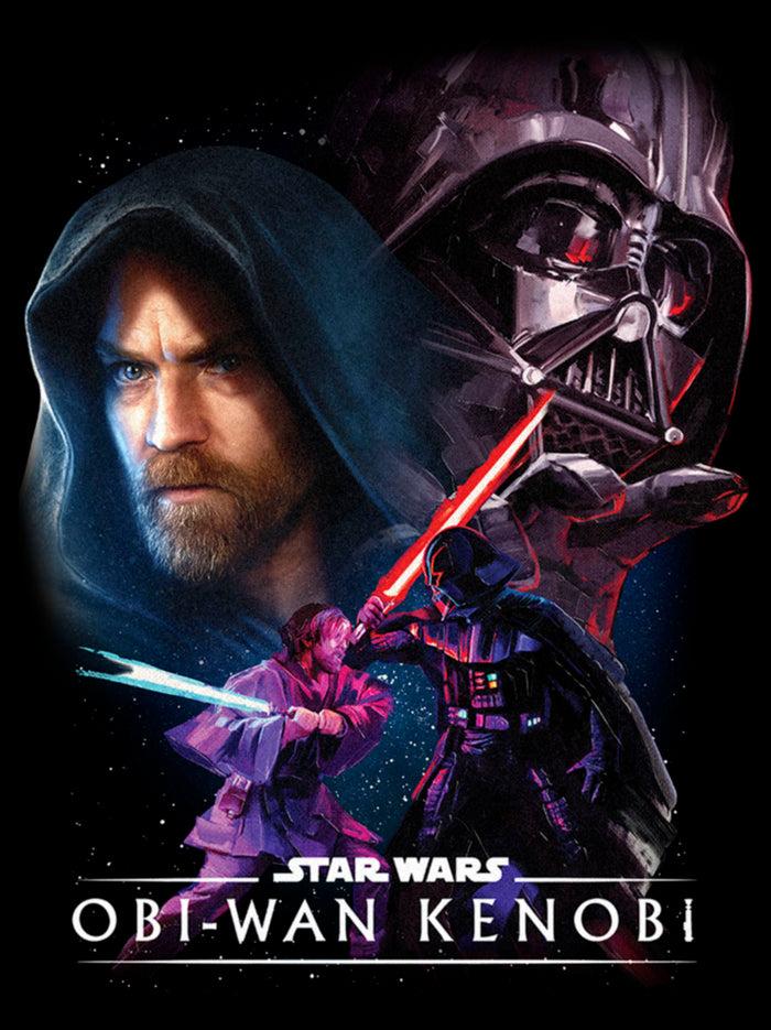 Fifth Sun Women's Star Wars: Obi-Wan Kenobi Vader And Kenobi Face Off T-Shirt