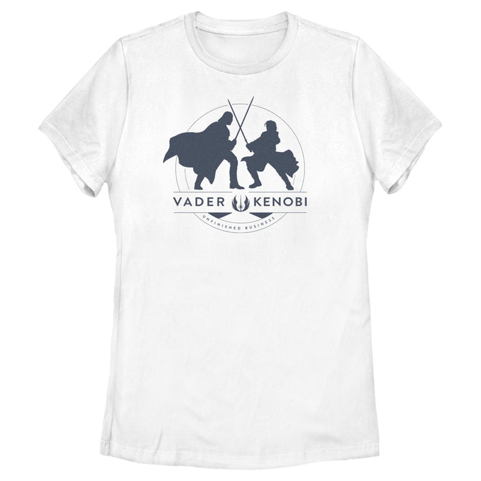 fifth sun Women's Star Wars: Obi-Wan Kenobi Vader Kenobi Unfinished Business T-Shirt