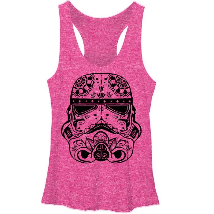 fifth sun Women's Star Wars Ornate Stormtrooper Racerback Tank Top